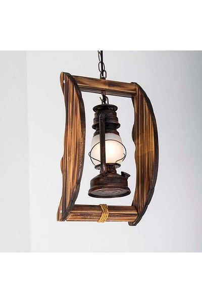 Ucandle Old style heritage lamp, crescent shape