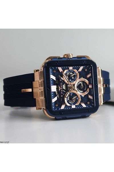 FERRO Fm11572T Men's Wrist Watch with Silicone Cord
