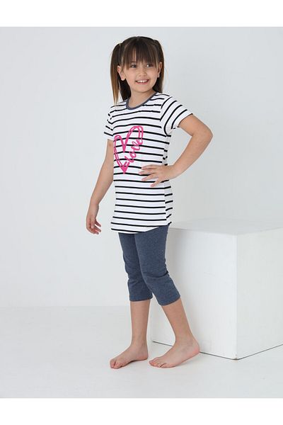 ERTA GOLD Girl's Summer Capri Suit