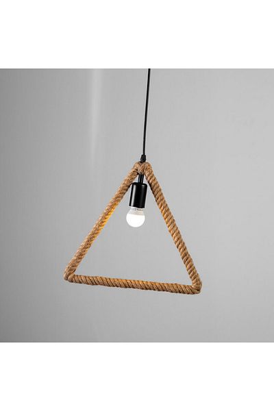 Ucandle Single rope triangle pendant light