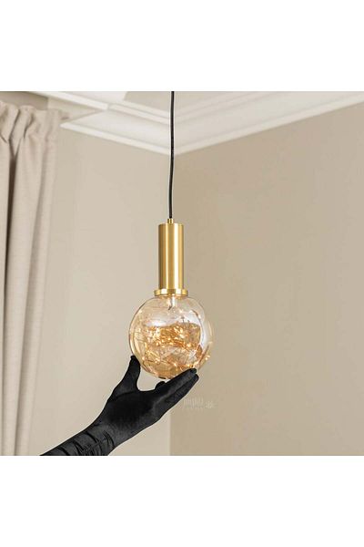 Ucandle Gold pendant with LED lights