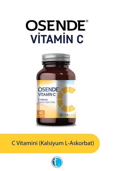 Osende Vitamin C 500 Mg 60 Herbal Capsules