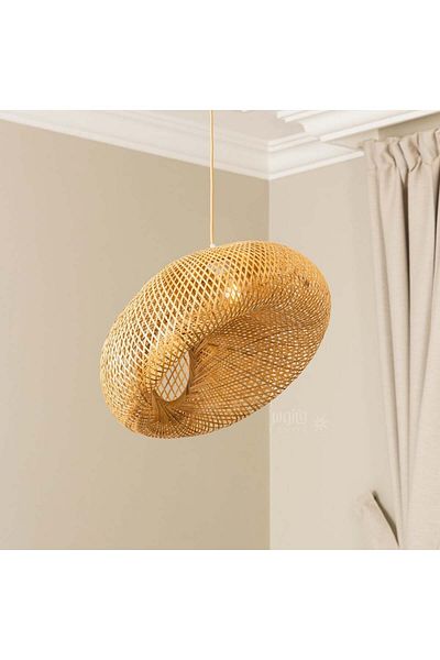 Ucandle Traditional rural style circular pendant chandelier