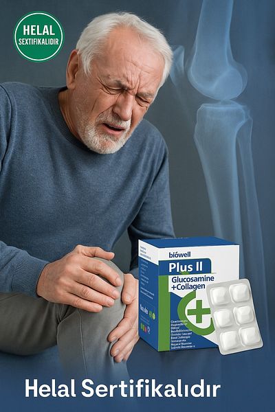 Biowell Plus II Glucosamine Collagen Type - Pack of 2 60 Capsules