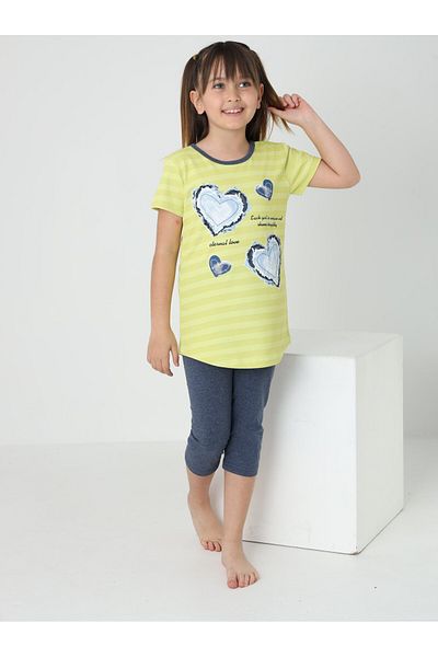 ERTA GOLD Girl's Summer Capri Suit