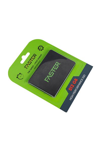 Emperium FASTER FS-512 SATA3 512 جيجابايت SSD 550/510 ميجابايت/ثانية قرص صلب طويل العمر (5122)