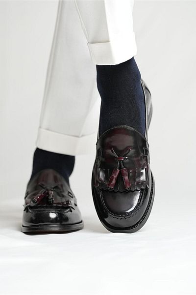 Faruk balkanas Kuin Model Genuine Leather Eva Sole Loafer Shoes