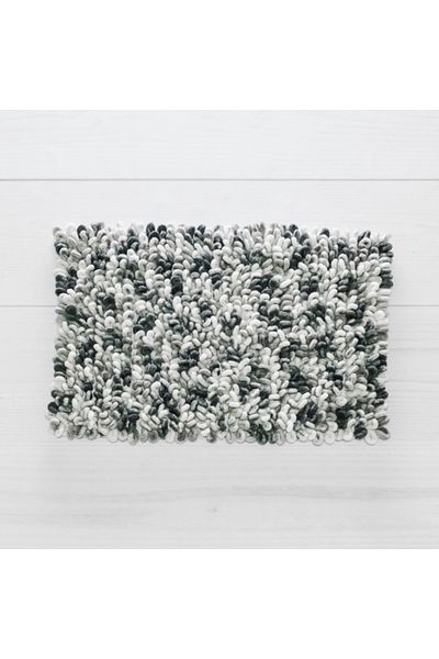 HomeVibes Covoras baie LOOPIE 60x90 cm gri