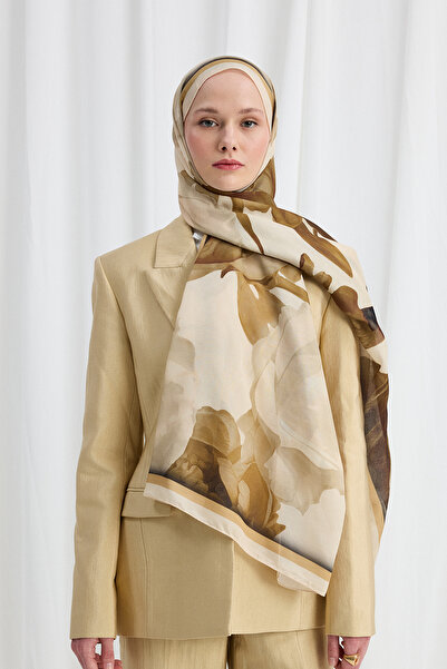 cs camellia scarf مجموعة لوتس سوفت - أصفر زبدة