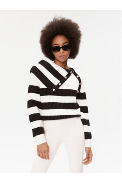 Morgan Women's Sweater 232-MJULIA White, Black