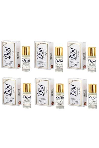 DONE عطر ريفز دون المركز الخالي من الكحول، 6 قطع - 3 × 6 مل