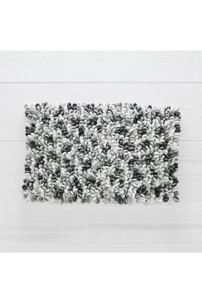 HomeVibes Covoras baie LOOPIE 60x90 cm gri