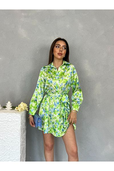 Nesil Rochie mini din satin cu model