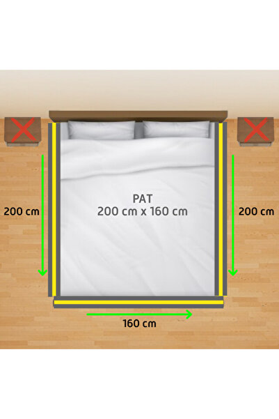 Empria PACKAGE: 3 Children's bed safety barriers, Foldable, 160x200 cm bed