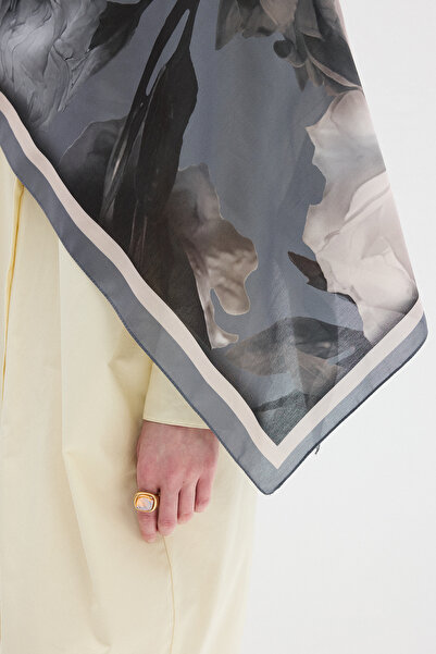 cs camellia scarf Συλλογή Lotus Soft - Ψυχρό Γκρι