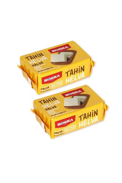 Koska Plain Tahini Halva 500 g X 2 Pieces