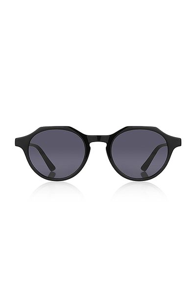 Kinary New Trend Unisex Glossy Black Sunglasses (Uv400 Protected) 1037