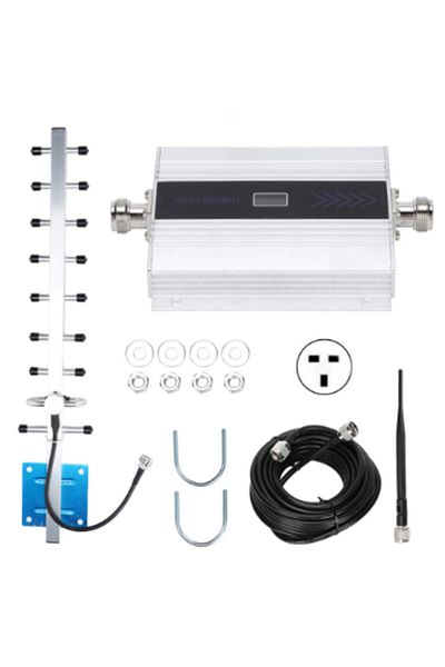 fulina Cell Phone Signal Amplifier,Mobile Phone Signal Booster,1800MHz High Gain With 100‑240V UK Plug