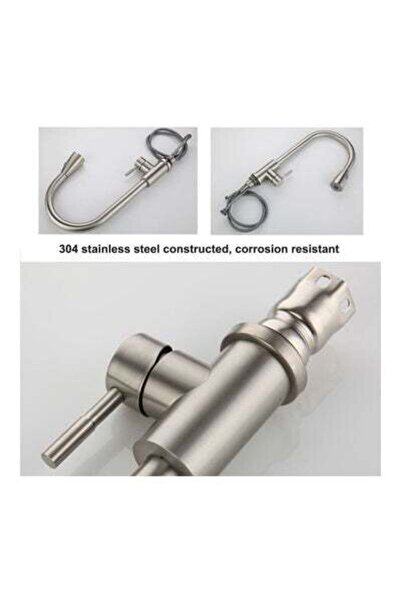 HALAMODO Kitchen Sprayer Faucet Silver/Grey 410mm