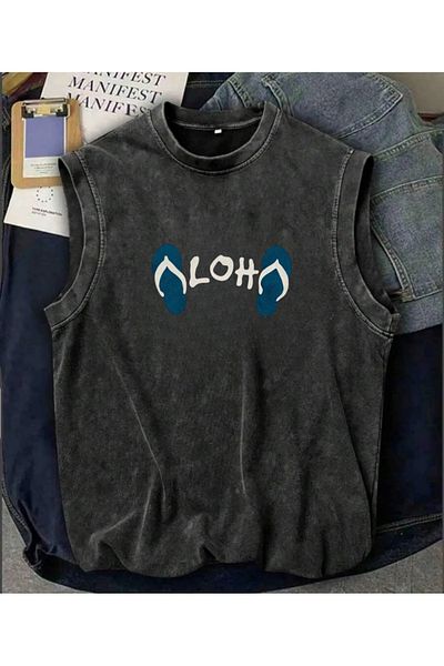 Touz Γραμμή διακοπών Aloha Vintage Unisex Oversize Μονόκινη