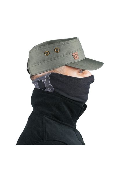 Wolftrap Tactical Khaki Ripstop Cap with Logo