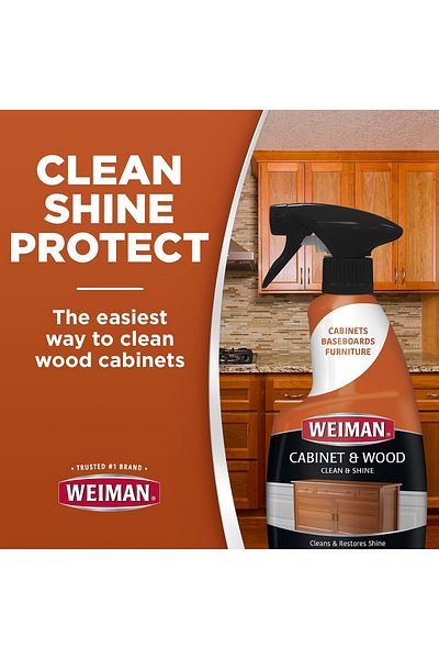 Weiman Wood Cleaner and Furniture Polish Spray - 16 Fluid Ounce