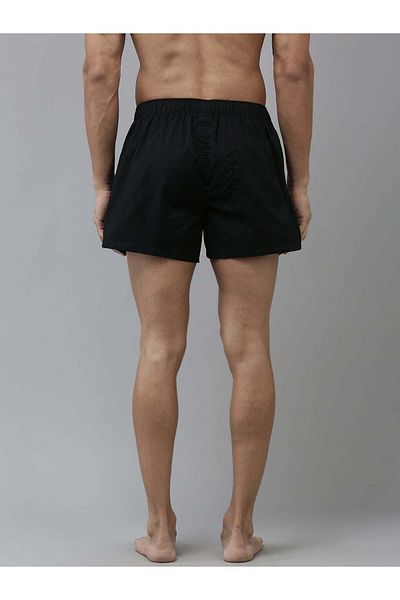The Bear House Men's Cotton Boxers Pack of 2 Soft, Breathable & Comfortable Fit for Daily Wear