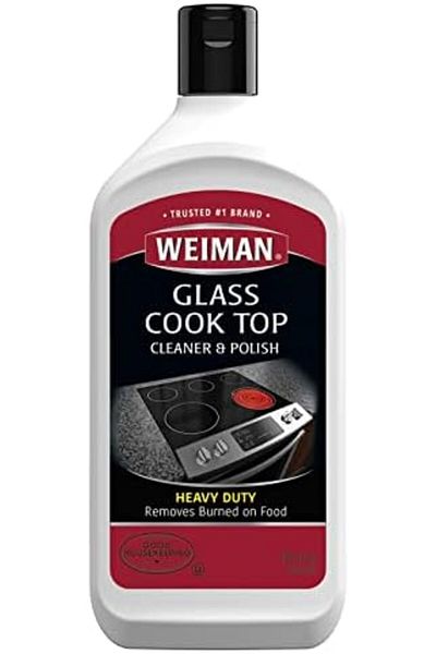Weiman Non-Abrasive, No Scratch Induction Glass Ceramic Stove Cooktop Heavy Duty Cleaner and Polish,