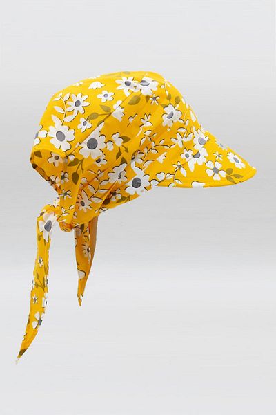 Külah Women's Safari Tie-Up Scarf with Brim Bandana Beach Hat