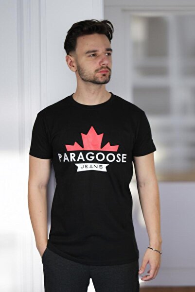 PARAGOOSE Tricou Paragoose DEAN cu maneca scurta Pentru Barbati NEGRU L