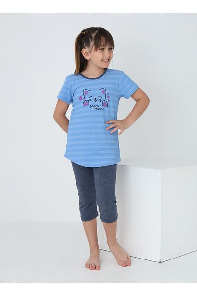 ERTA GOLD Girl's Summer Capri Suit