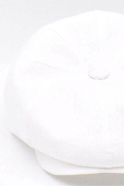 Külah Men's White Hat Summer Linen Sports Cap