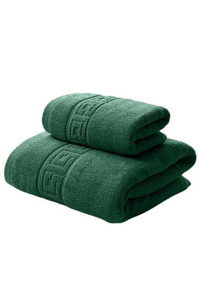 NufJoy Set 2 Prosoape 100 % Bumbac, 500 g/m², 1 Prosop de baie 70x140 cm si 1 Prosop de maini 50x90 cm