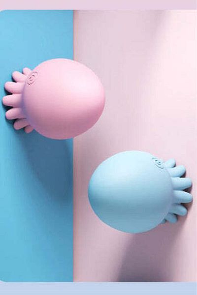WildFashion Vibrator Octopus cu suctiune/aspiratie pentru stimularea clitoridiana, SkyBlue TOY332-48