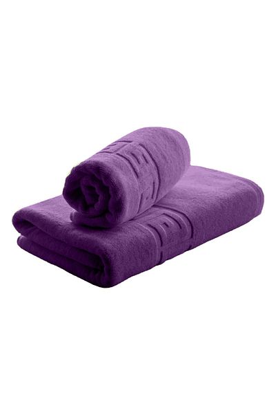 NufJoy Set 2 Prosoape 100 % Bumbac, 500 g/m², 1 Prosop de baie 70x140 cm si 1 Prosop de maini 50x90 cm