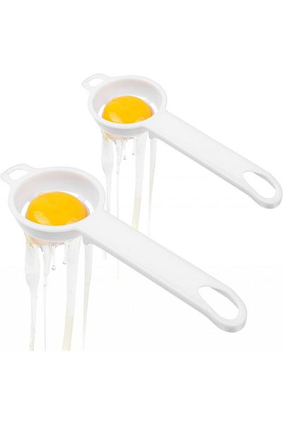 SPIKECAM Set de 2 separatoare de ouă SPIKECAM, plastic, alb, 19 cm