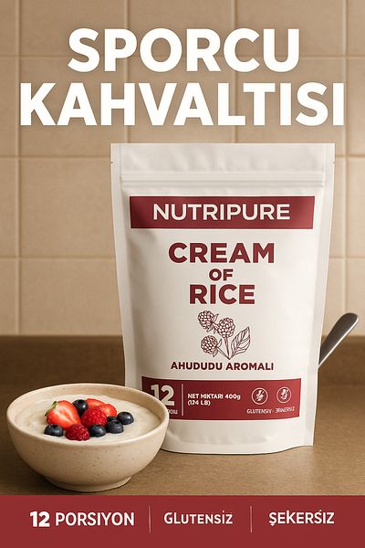 Nutripure Cream of Rice 480 g - Raspberry