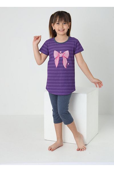 ERTA GOLD Girl's Summer Capri Suit