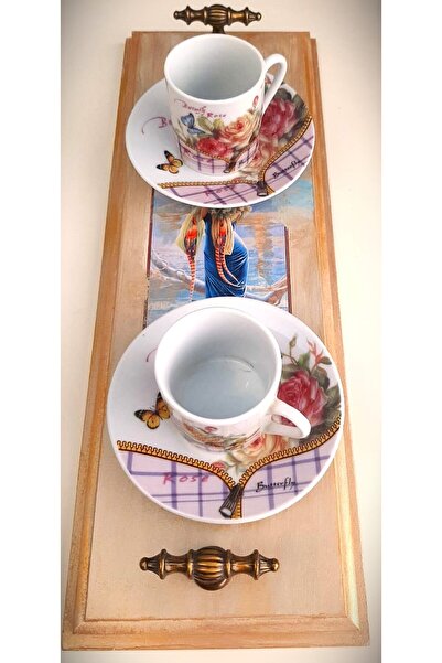 ELSA Vintage Dekopaj Sunum Tabağı – 38x14x2 cm