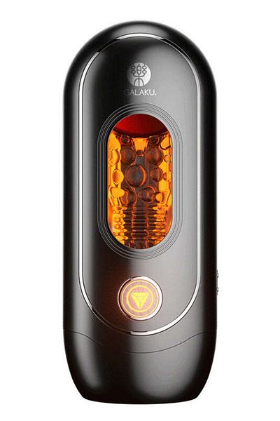 WildFashion Masturbator automat cu vibratii si conectivitate Bluetooth, negru TOY382-1