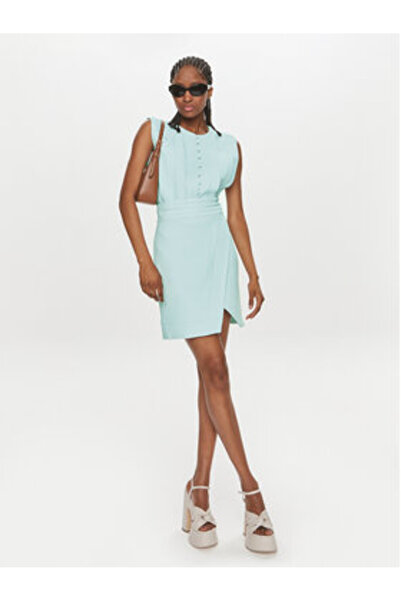 Mvp Wardrobe Fustă de damă în formă de A MVPE4GO135.0CP0037 Bleumarin