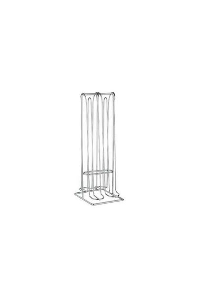 5FIVE Holder for 32 espresso capsules 5five Chrome, 10 x 12.7 x 29.5 cm
