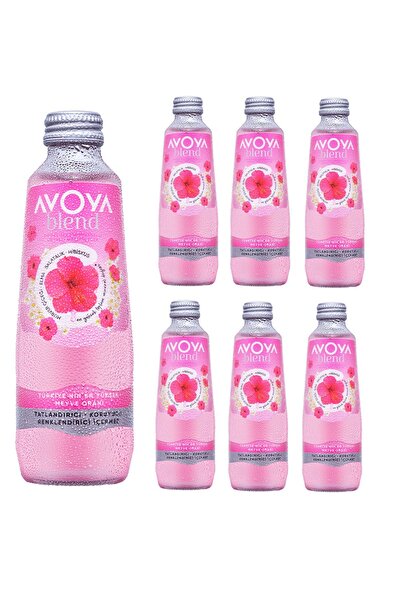 AVOYA Blend 6'lı Hibiskus Meyveli Maden Suyu 250 ml