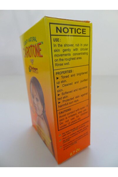 Carotone Brightening Soap, Original Collagen Formula Brightening Soap, 190g