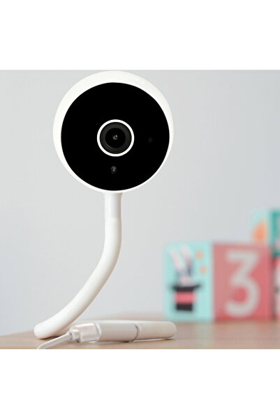 Smart Vibe Συσκευή παρακολούθησης μωρού Wifi με εύκαμπτο πόδι Hellokid Mini 5t Νυχτερινή όραση, εφαρμογή smartphone, κίνηση/ήχος