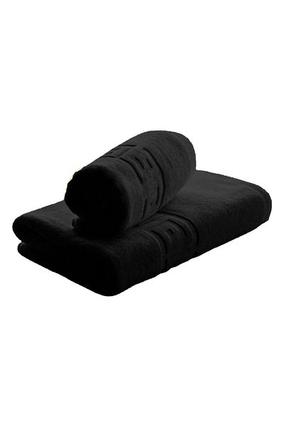 NufJoy Set of 2 Towels 100% Cotton, 500 g/m², 1 Bath Towel 70x140 cm and 1 Hand Towel 50x90 cm