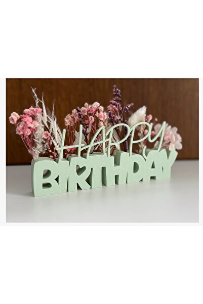 Ela Crafts Text 3D pentru ziua de naștere – Decor pentru masă pentru ziua de ...