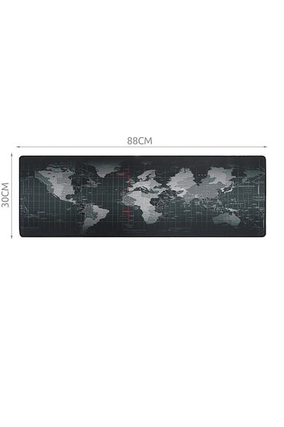 SMARTECH Mousepad gaming/birou, Antiderapant, 880x300 mm, Harta Lumii