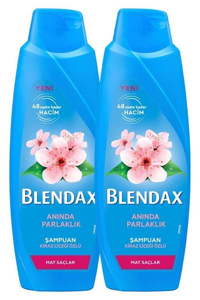 Blendax شامبو سريع اللمعان والنعومة بخلاصة زهرة الكرز 500 مل