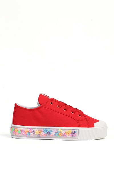 Benetton Candy Flower Red Children's Sports Shoes Bn-32126